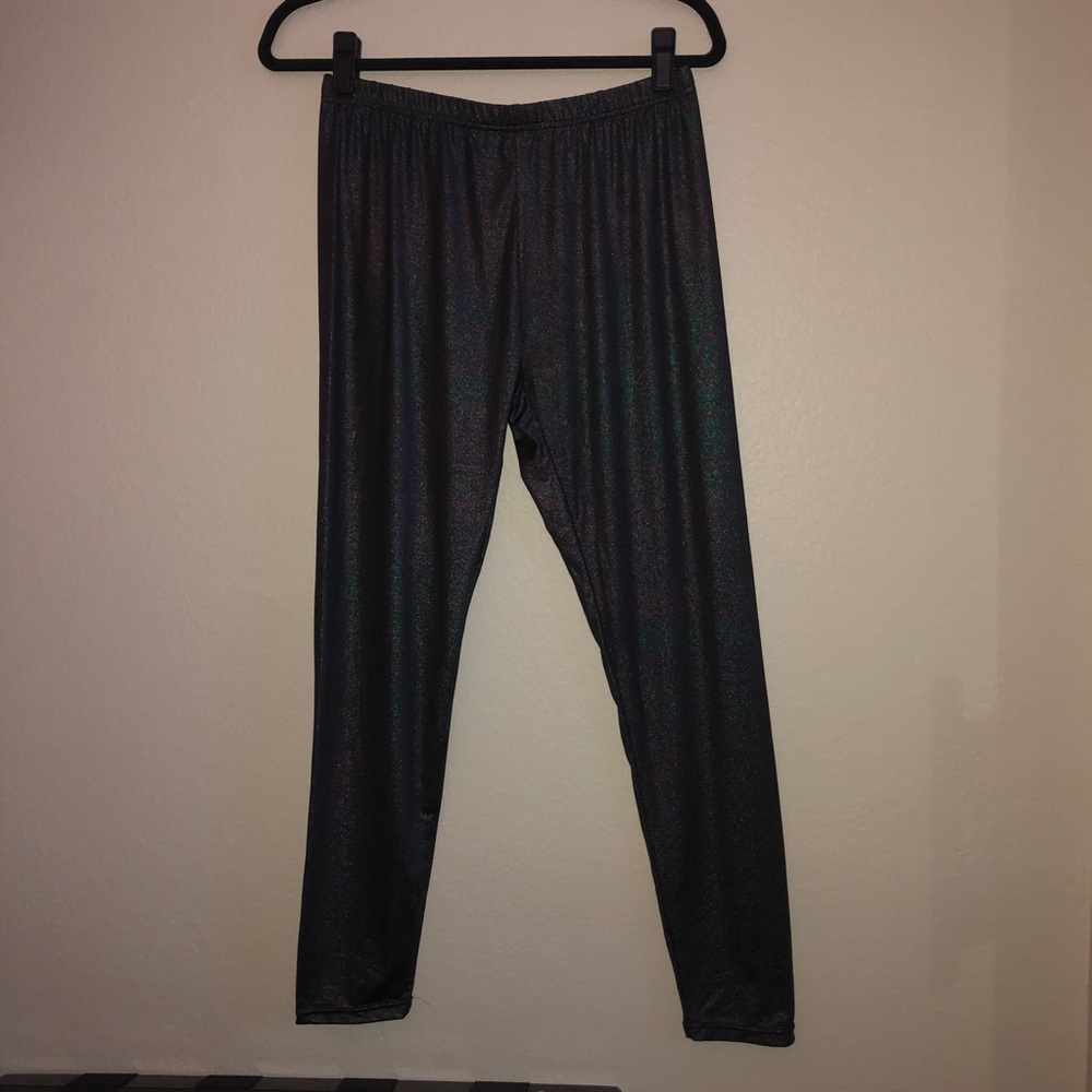 Sparkly Black Leggings